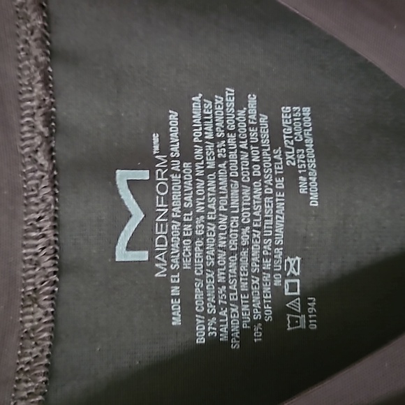 Maidenform wear your own bra singlet bodysuit sz. 2XL - Picture 2 of 6